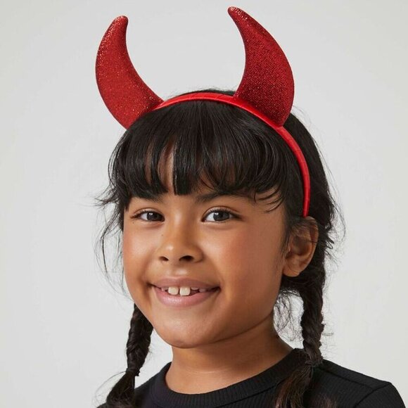 Cute & Colorful Girls Devil Skirt & Horns Kids Dress up Fashion Costume Set - Picture 4 of 6
